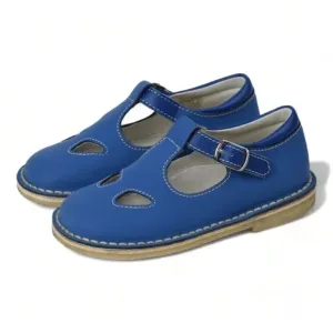 557 - Blue Avio Sahara Boys T Sandal Shoe