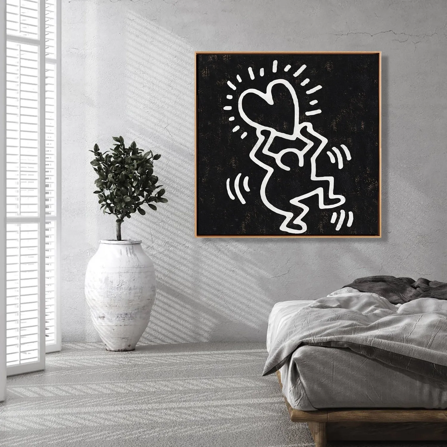 Abstract Dancing Man Painting H306SR