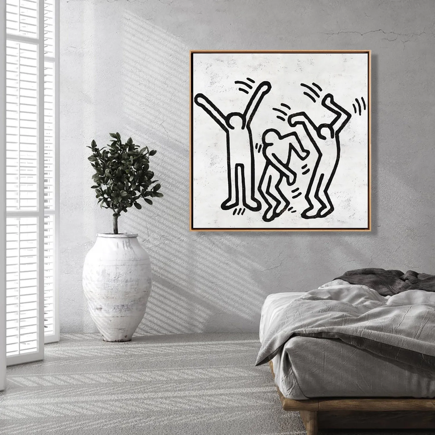 Abstract Dancing Man Painting H318S