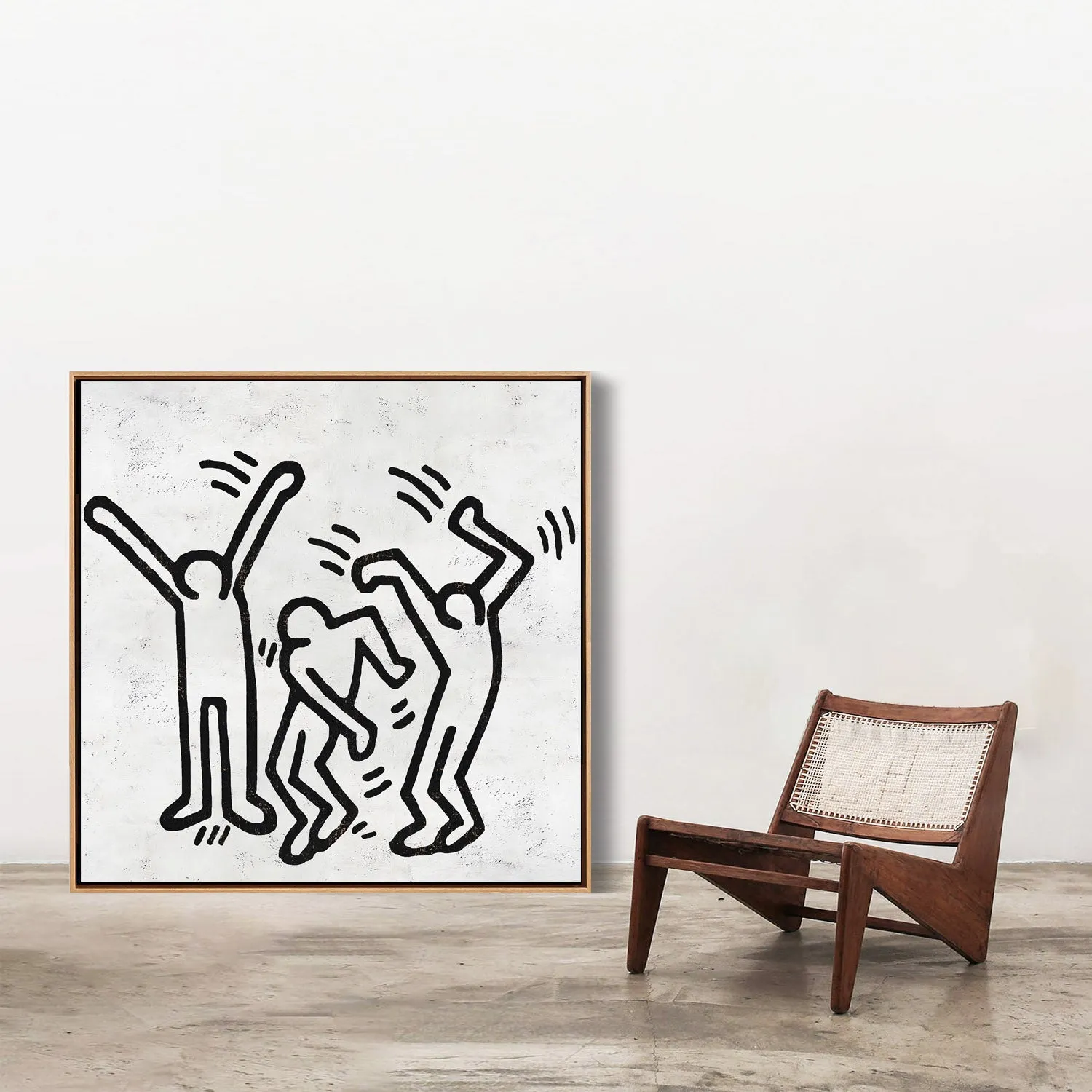 Abstract Dancing Man Painting H318S