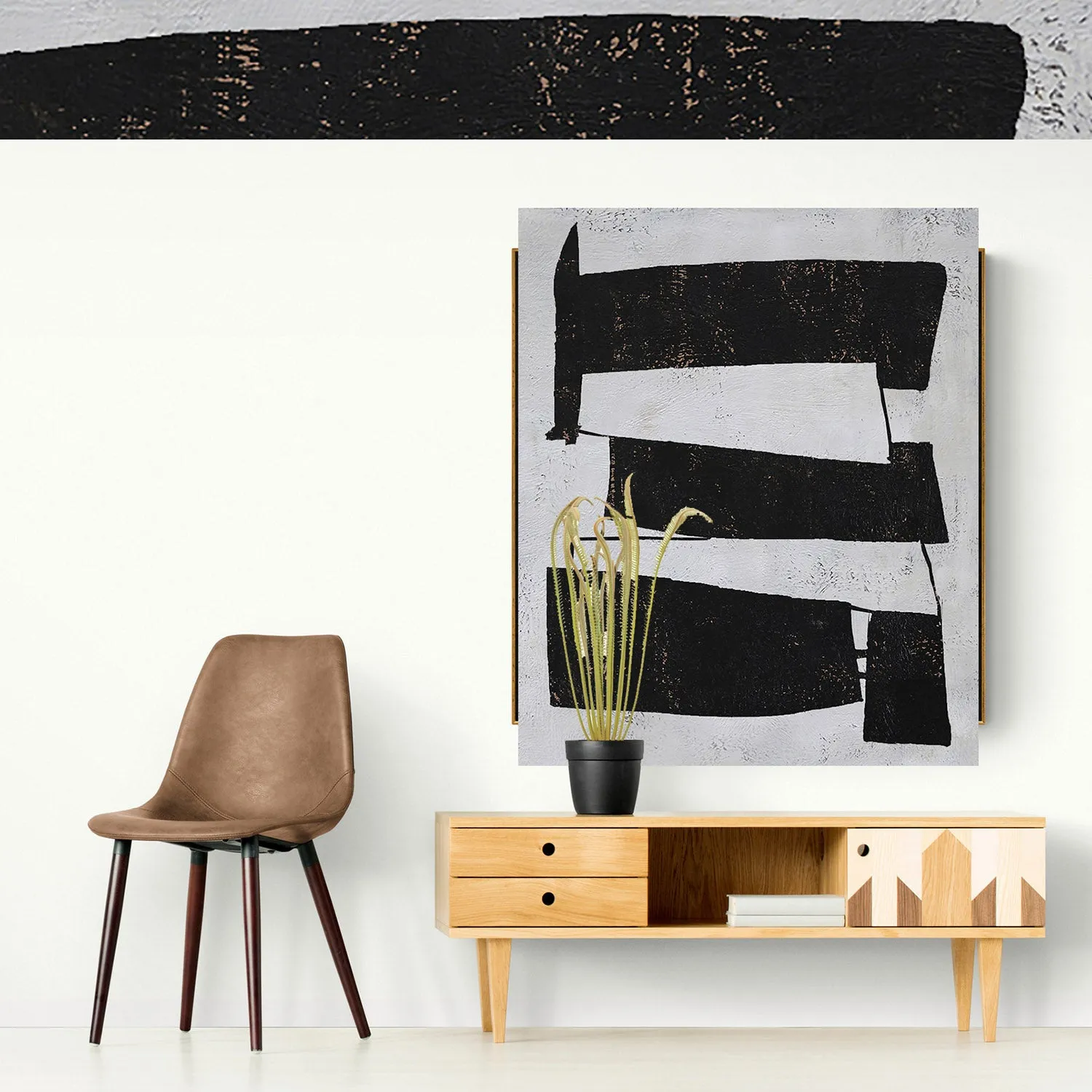 Abstract painting H160S