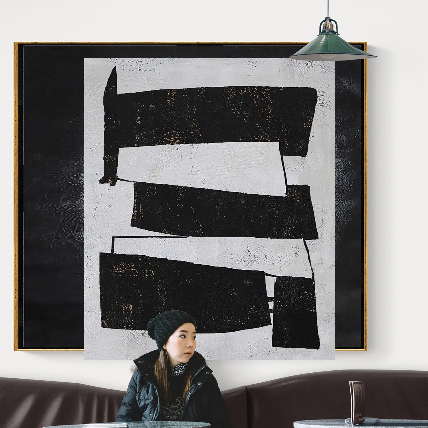 Abstract painting H160S