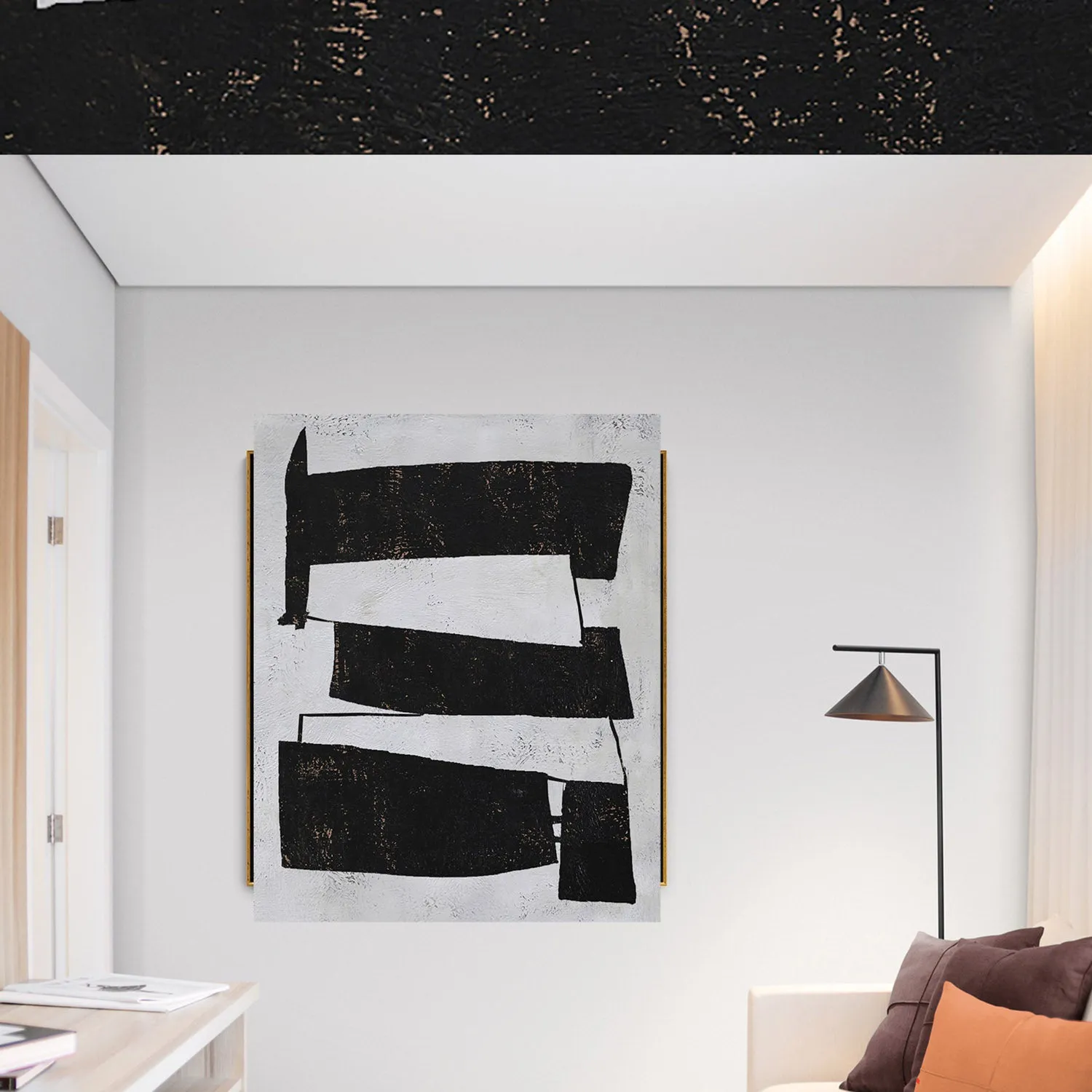 Abstract painting H160S