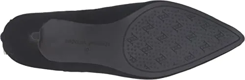 ADRIENNE VITTADINI Footwear Women's Sande Ankle Bootie, Black, 7.5 M US