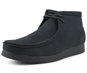 Amali Jason 2 Men's All Black Suede Limited Edition Ankle Boots