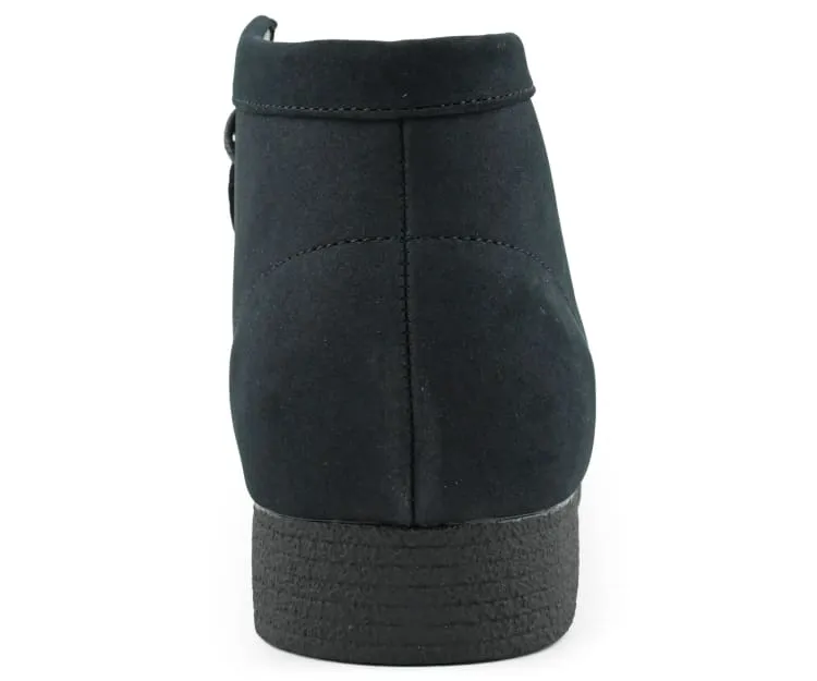 Amali Jason 2 Men's All Black Suede Limited Edition Ankle Boots