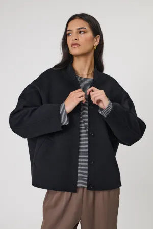 Annex Wool Bomber - Black
