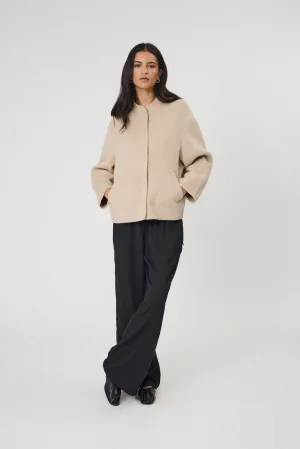 Annex Wool Bomber - Walnut Marle