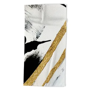 Armor 8 a minimal abstract pie Beach Towel
