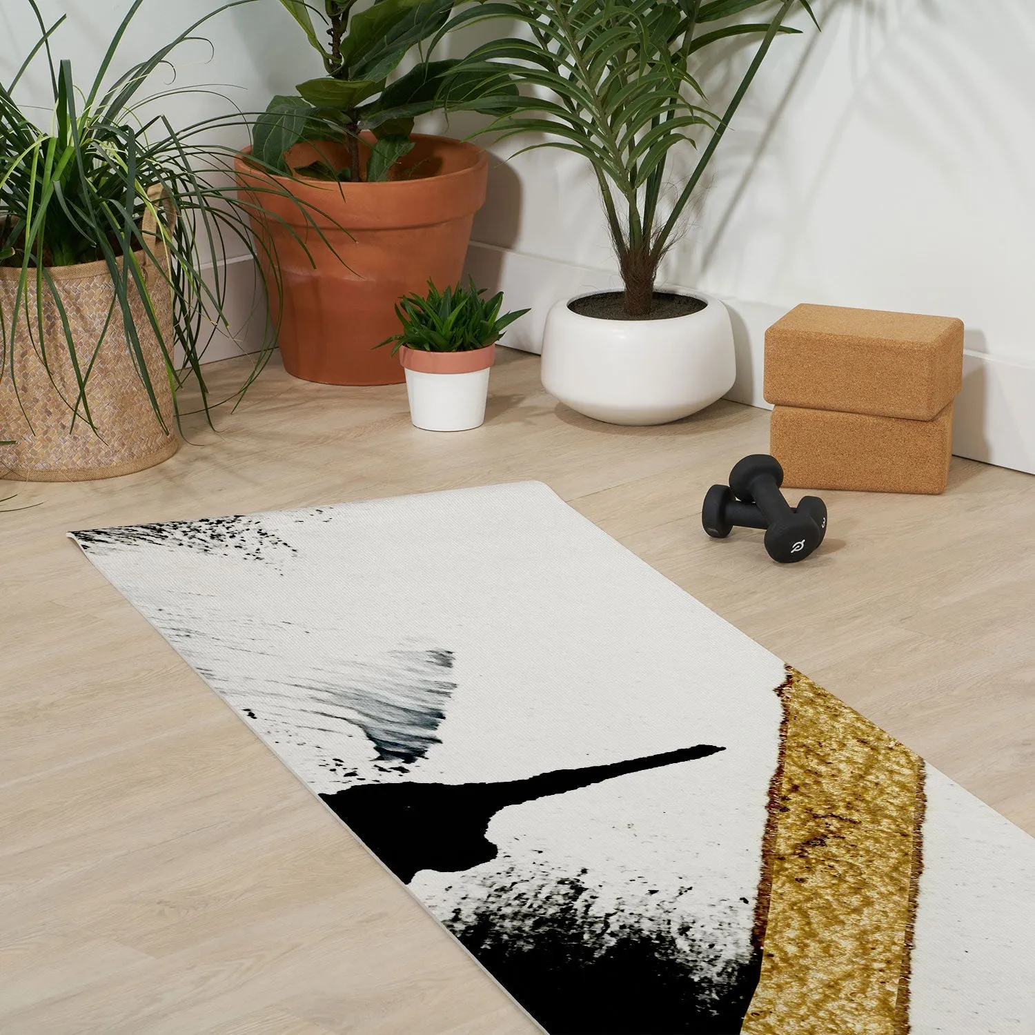 Armor 8 a minimal abstract pie Yoga Mat