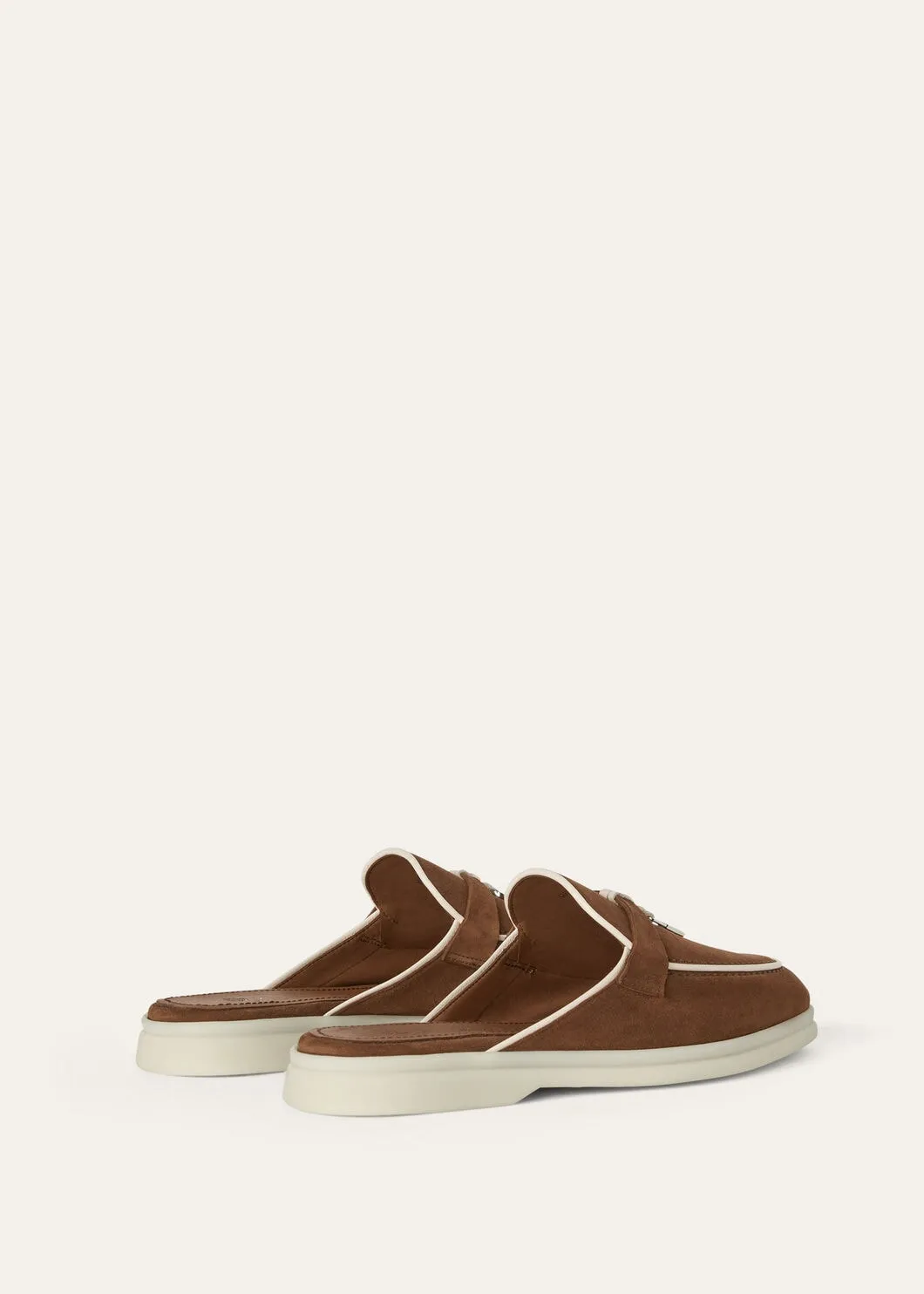 Babouche Charms Walk in Brown Suede