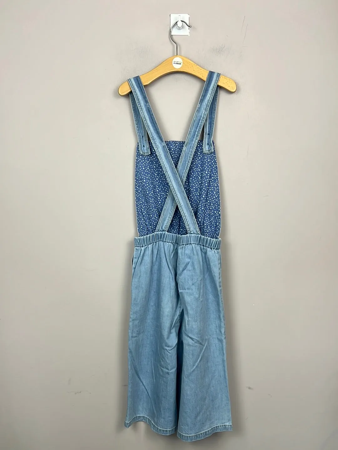 Boden Wide cropped leg Dungarees 11-12y
