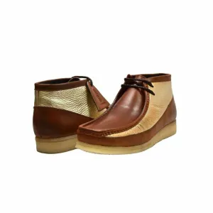 British Walkers Walker 100 Men's Cognac and Gold Leather Ankle Boots