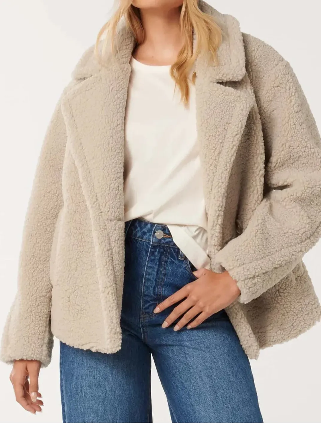 Celeste Collared Teddy Jacket