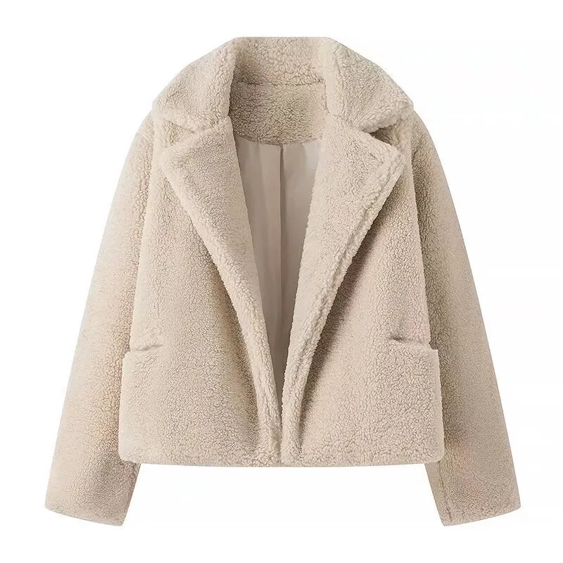 Celeste Collared Teddy Jacket