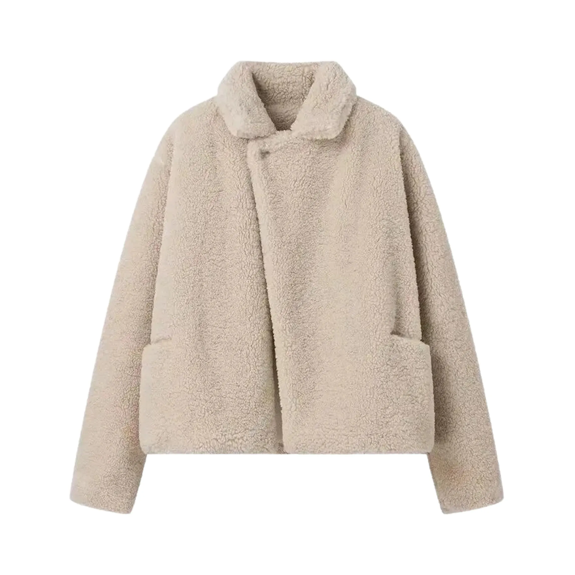 Celeste Collared Teddy Jacket