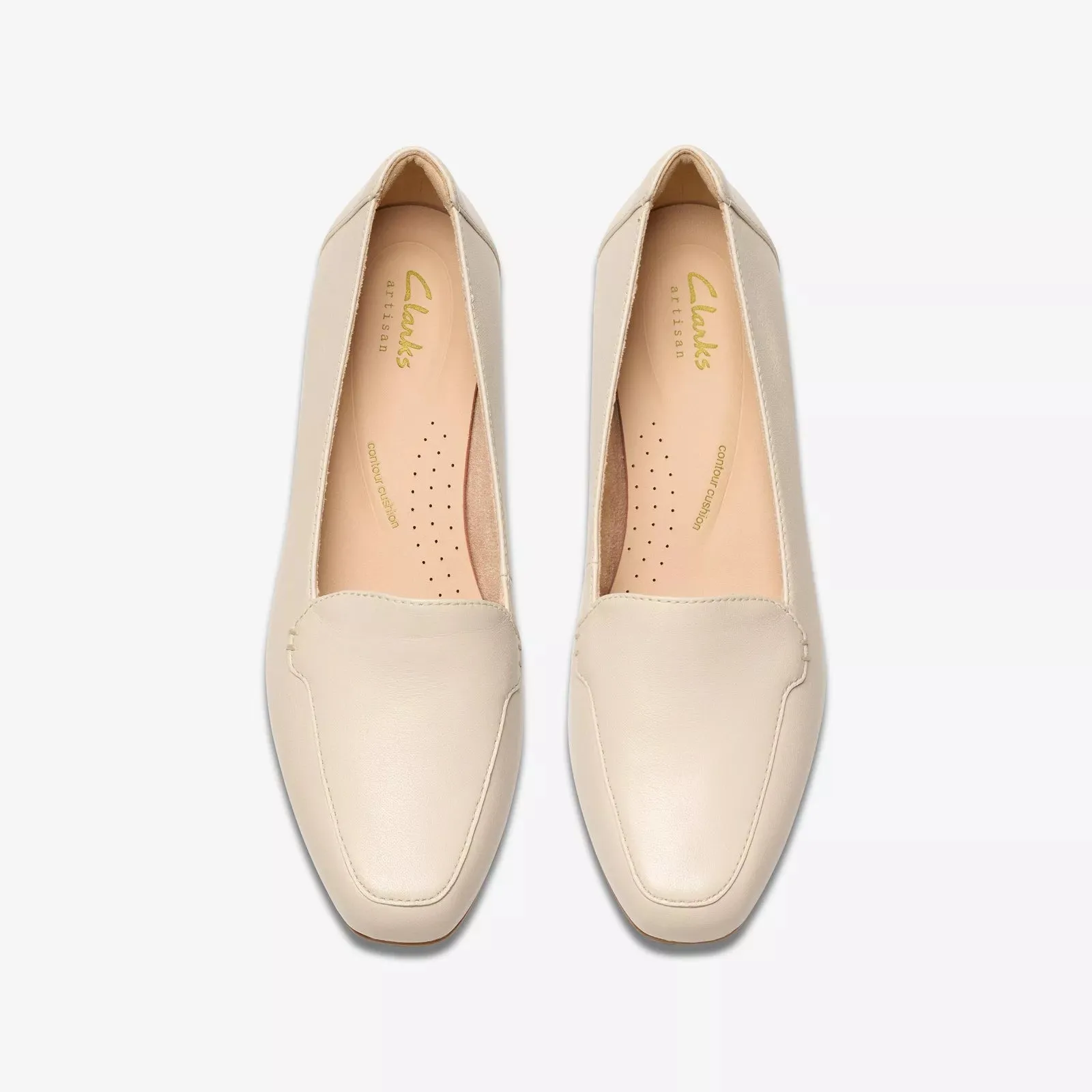 Clarks Women's Krystine Lily Cream Leather 26181959