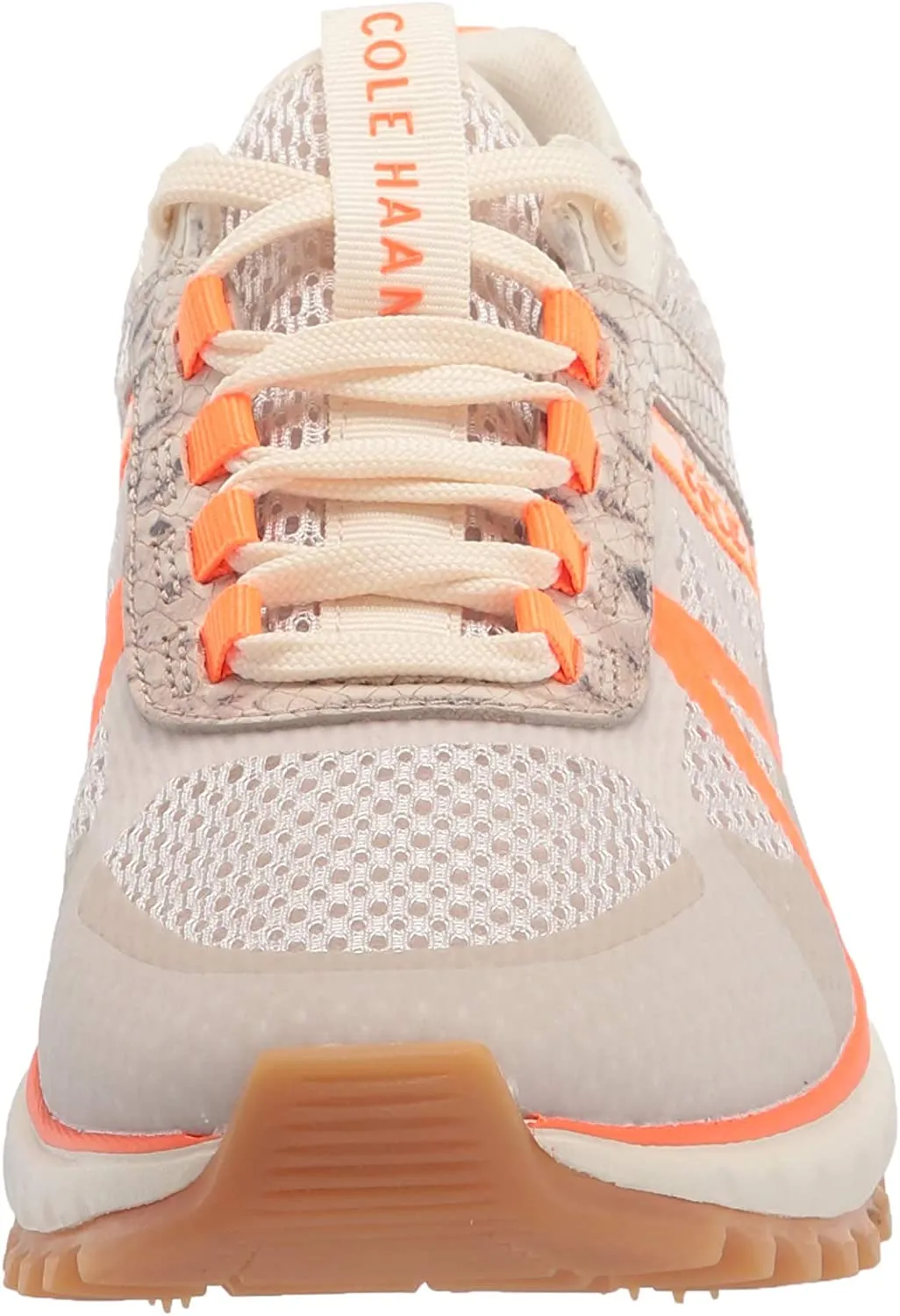 Cole Haan Women's All-Terrain Sneaker Cross Trainer, White Cap MESH/Leather/Cement Leather/Python Printed Leather/Ivry LTHER/Gum, 10