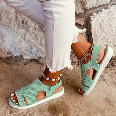 Comfyfleek Arch Support Wide Width Sport Flat Sandals