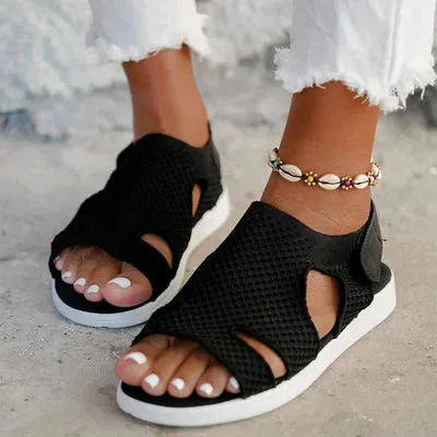 Comfyfleek Arch Support Wide Width Sport Flat Sandals