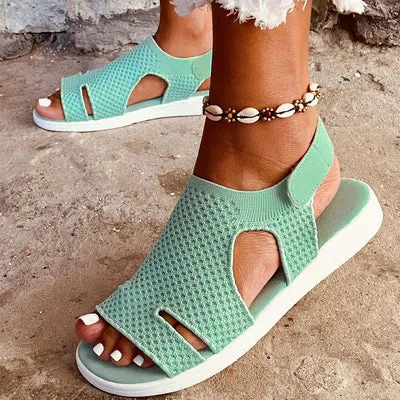 Comfyfleek Arch Support Wide Width Sport Flat Sandals
