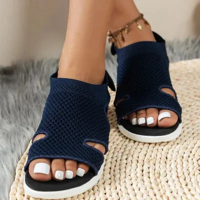 Comfyfleek Arch Support Wide Width Sport Flat Sandals