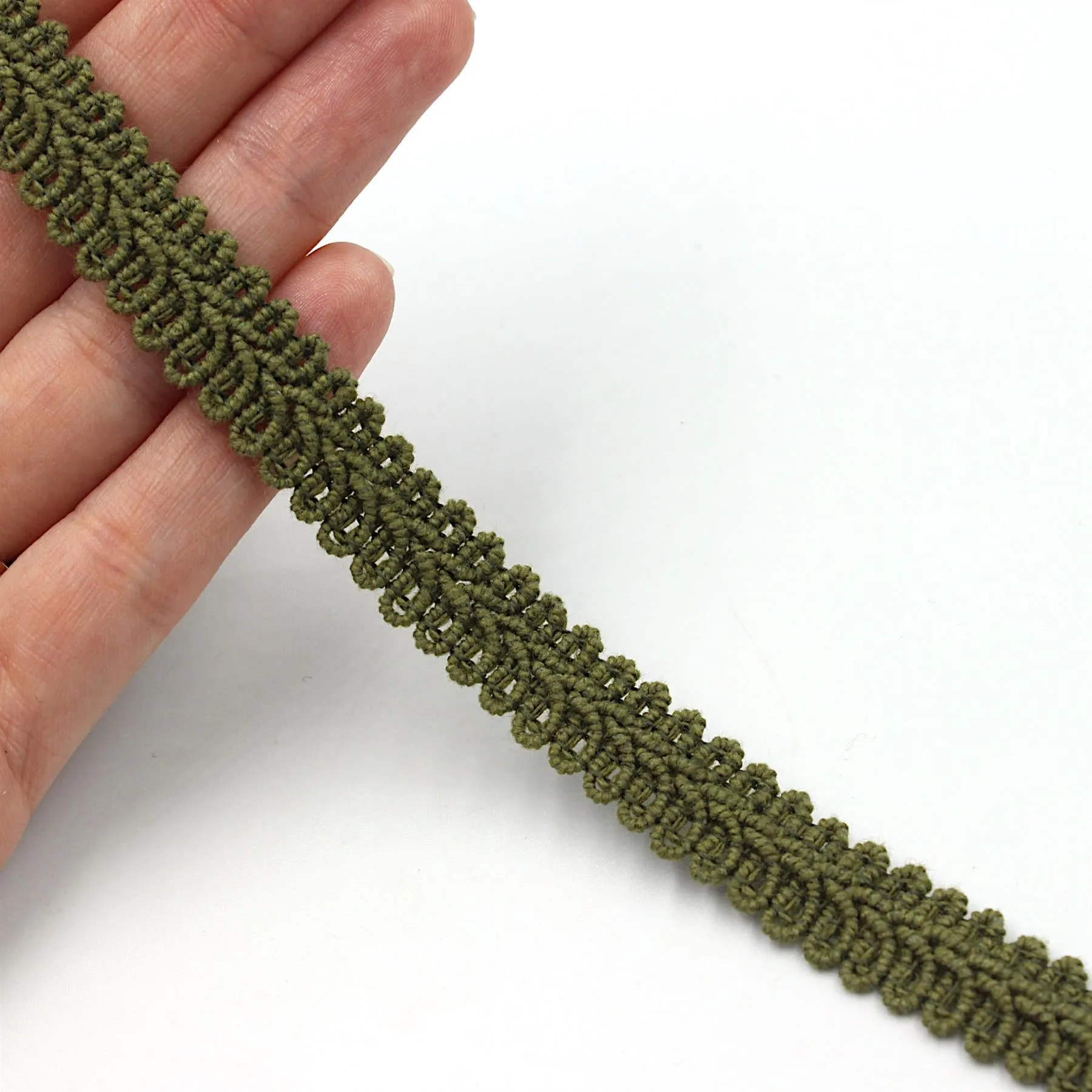 Cotton Mix Feather Braid 14mm 9843