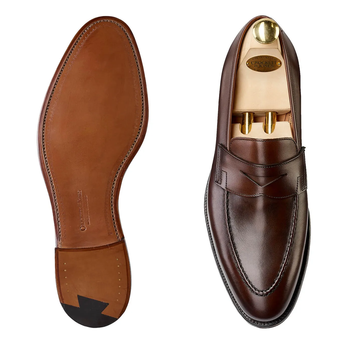 Crockett & Jones | Sydney | Dark Brown Burnished Calf