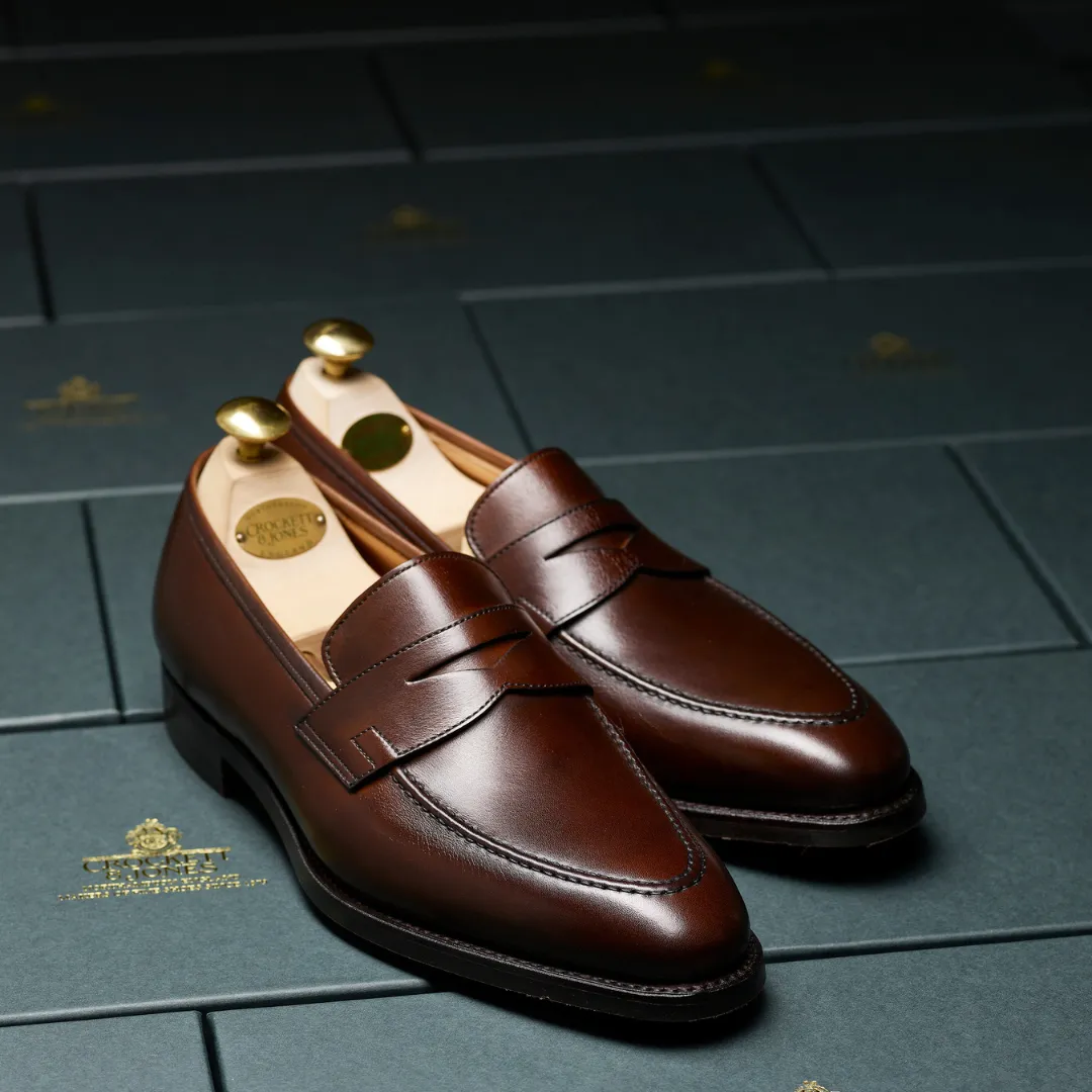 Crockett & Jones | Sydney | Dark Brown Burnished Calf