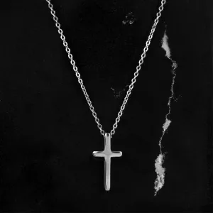 Cross Pendant Necklace - Silver