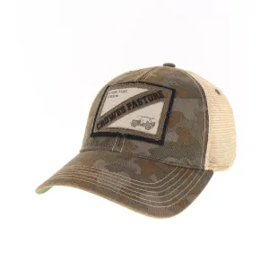 Crowes Pasture Trucker Hat - Green Camo