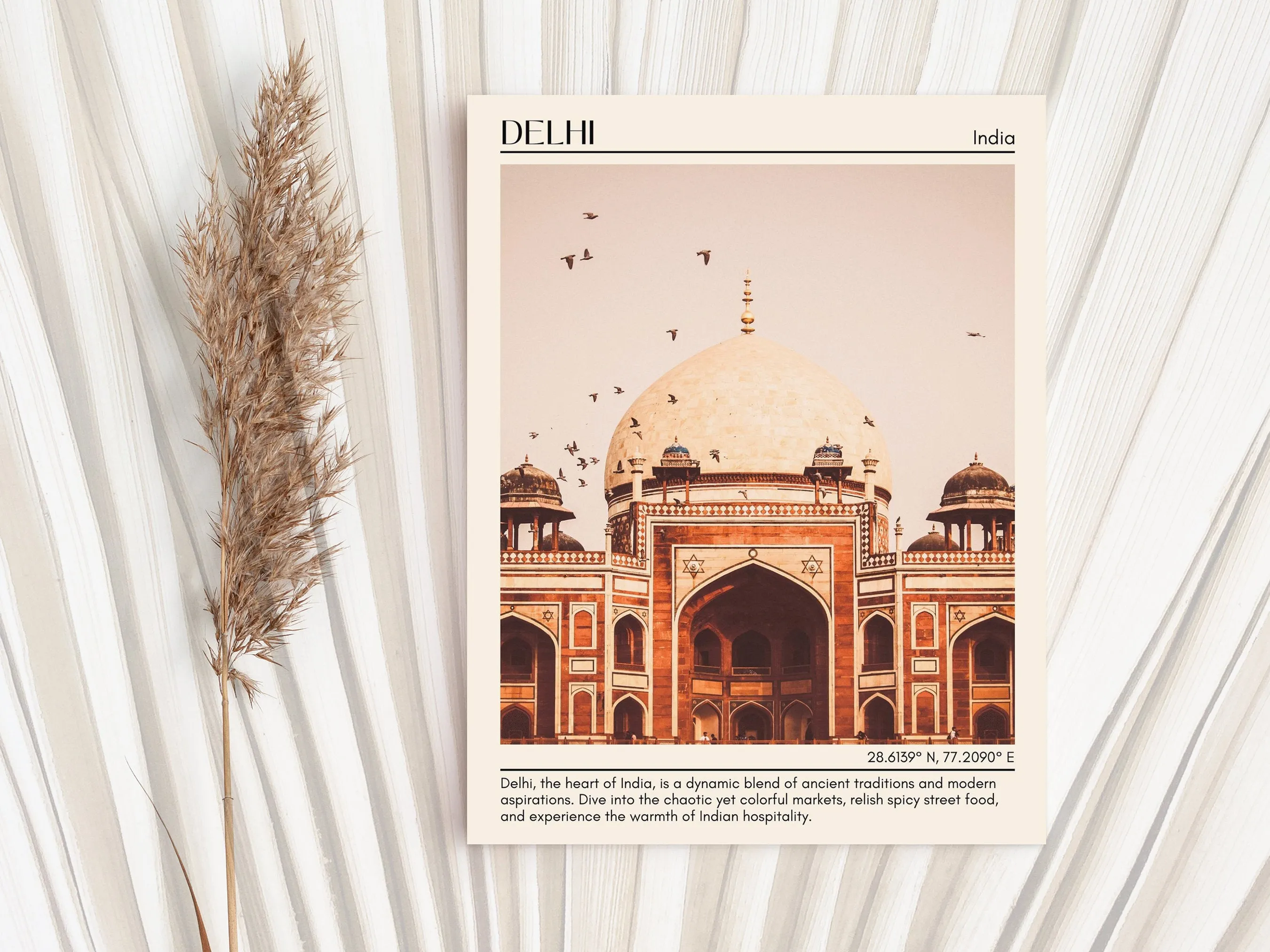 Delhi Minimal Wall Art, India