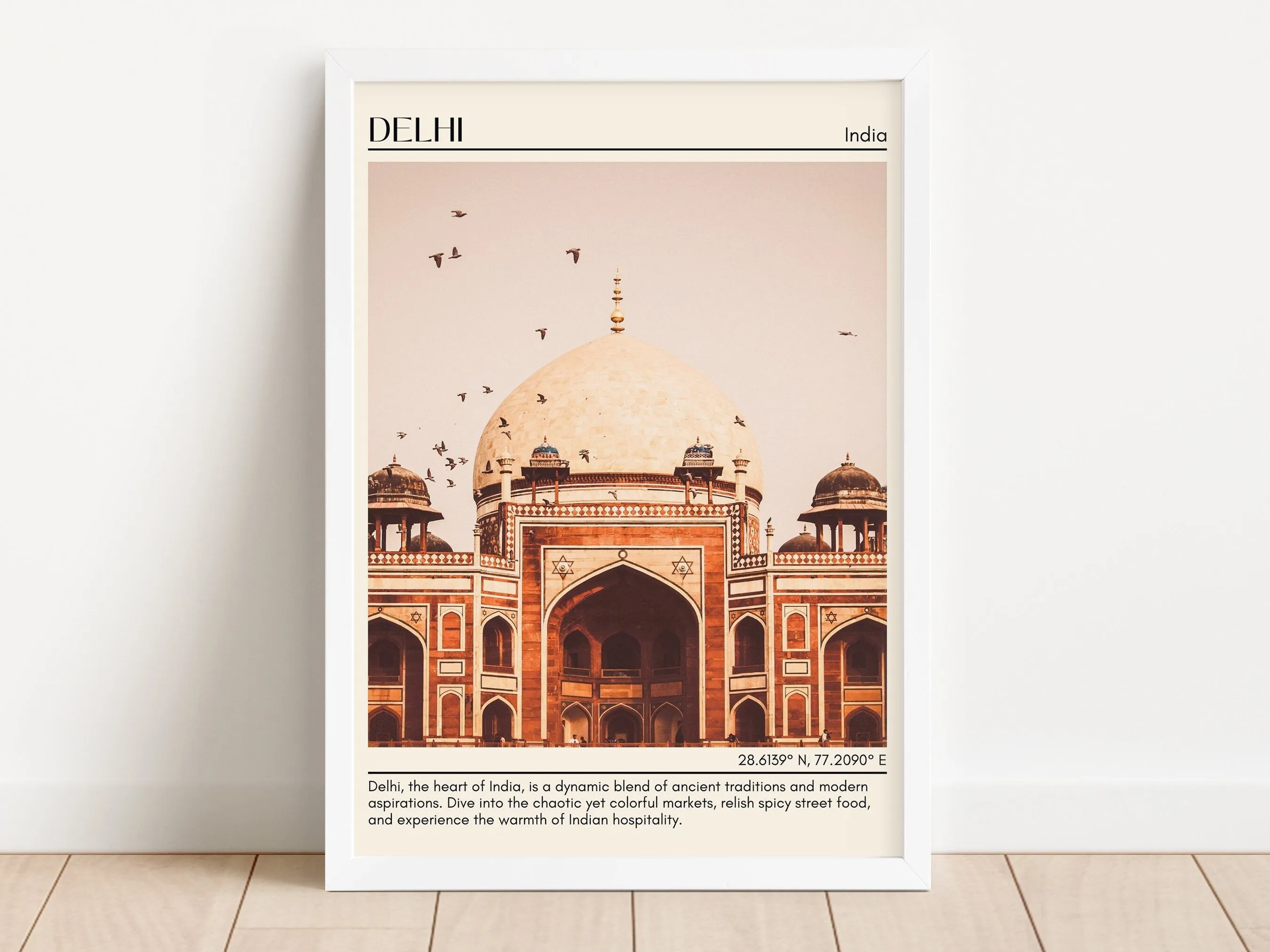 Delhi Minimal Wall Art, India