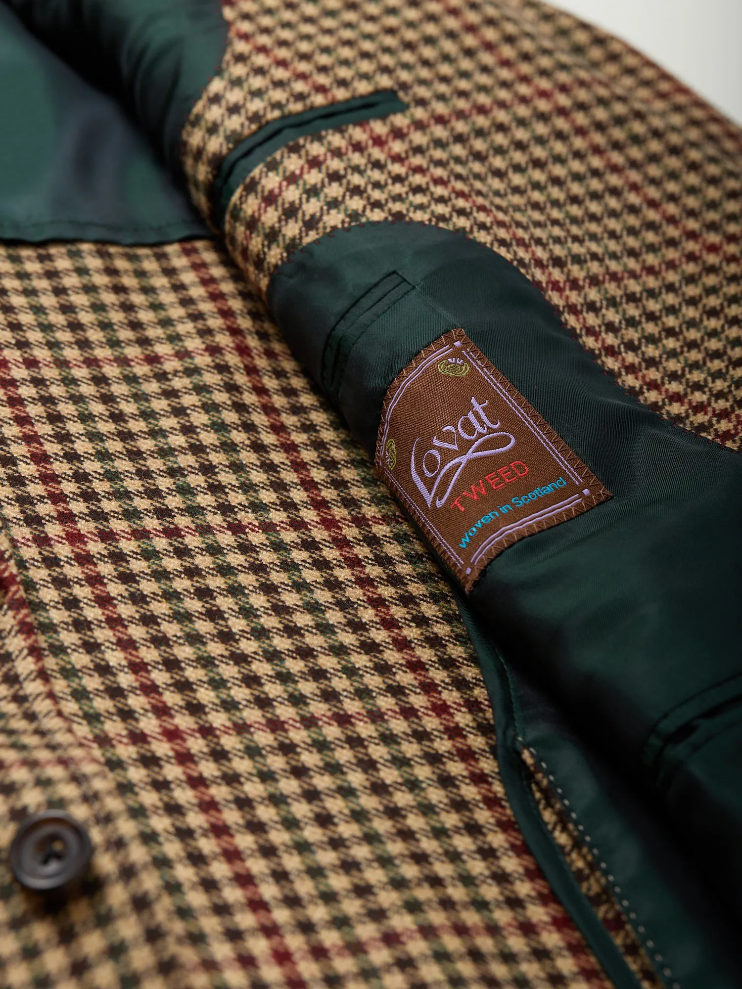 Denton Saxony Tweed Jacket Beige Gunclub