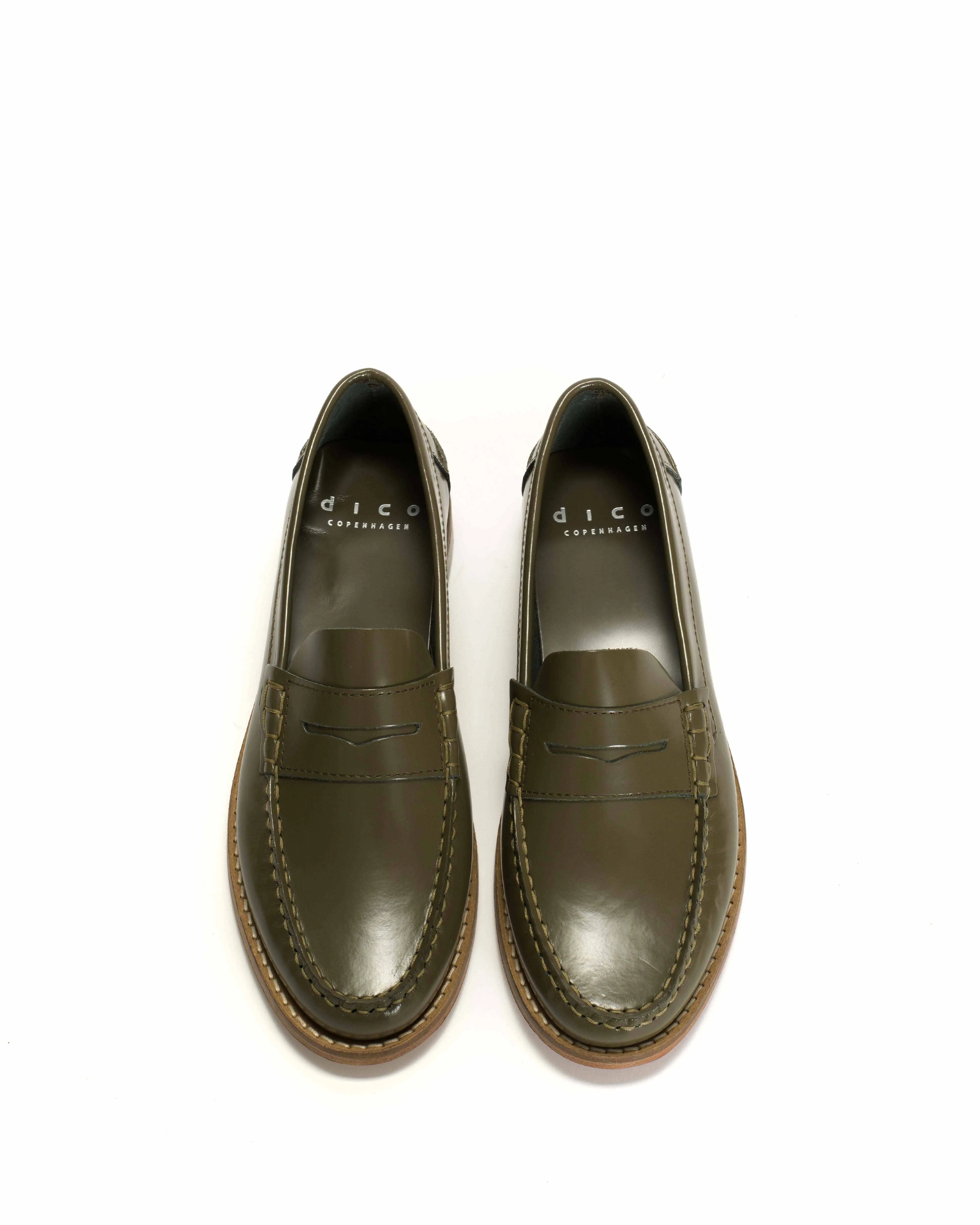 Dico Loafer penny Polido Olive green