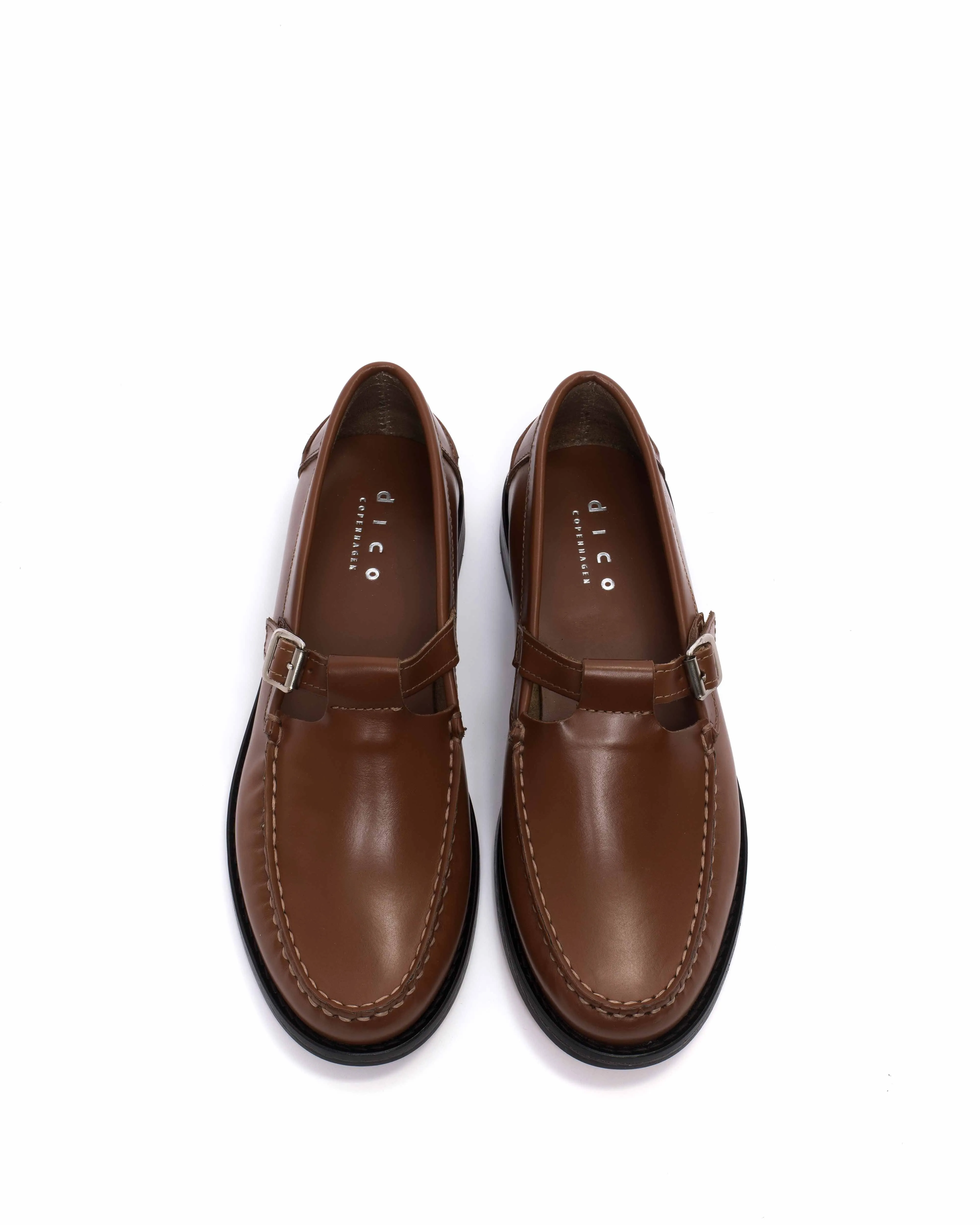 Dico Loafer t-bar Polido Hazelnut