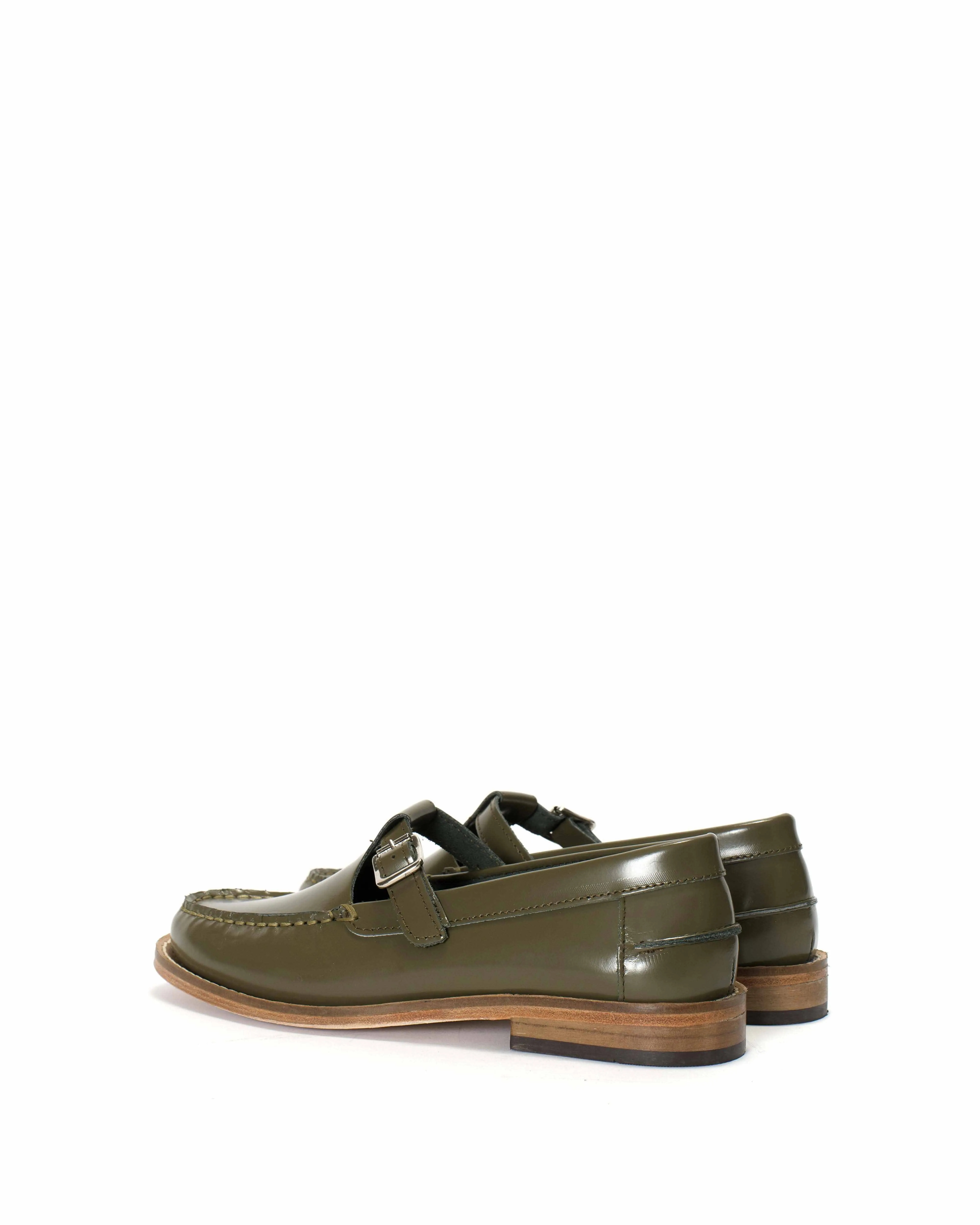 Dico Loafer t-bar Polido Olive green