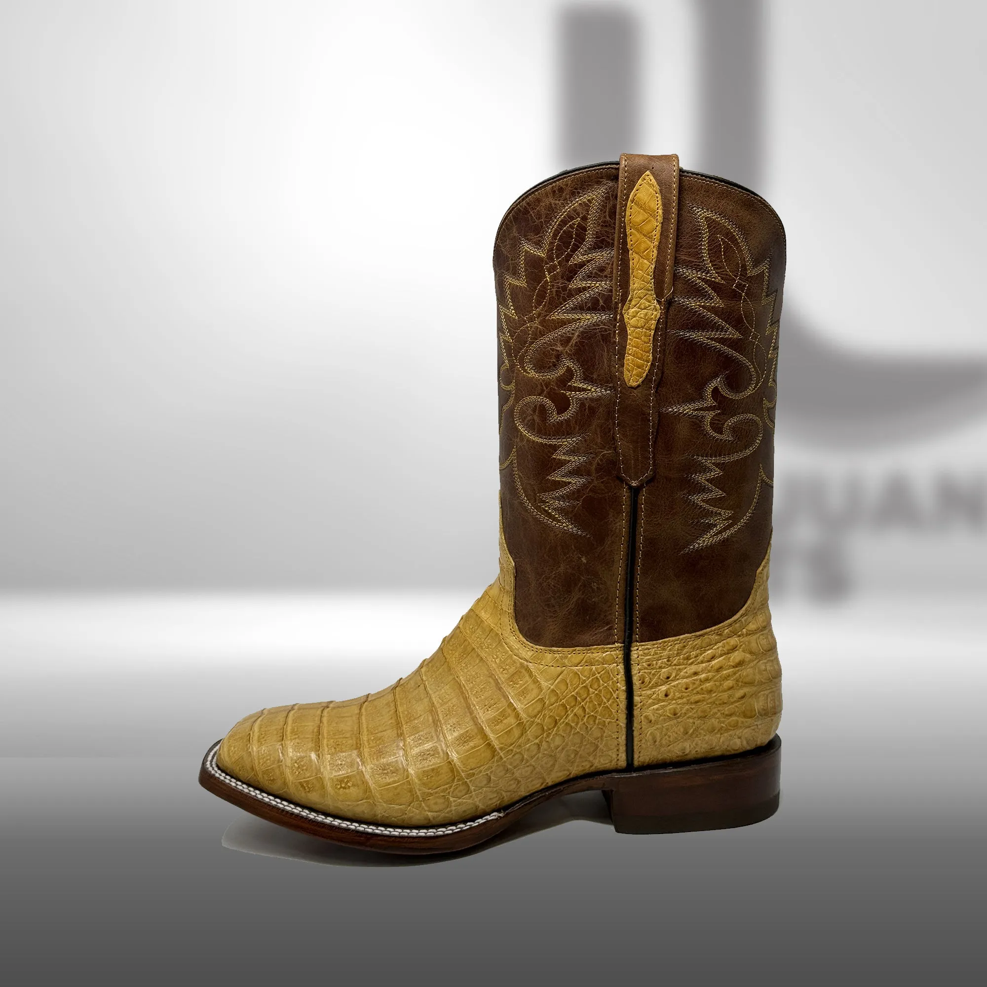 Dj2069 | Don Juan Boots Men's Caiman Belly Buttercup Hp-toe