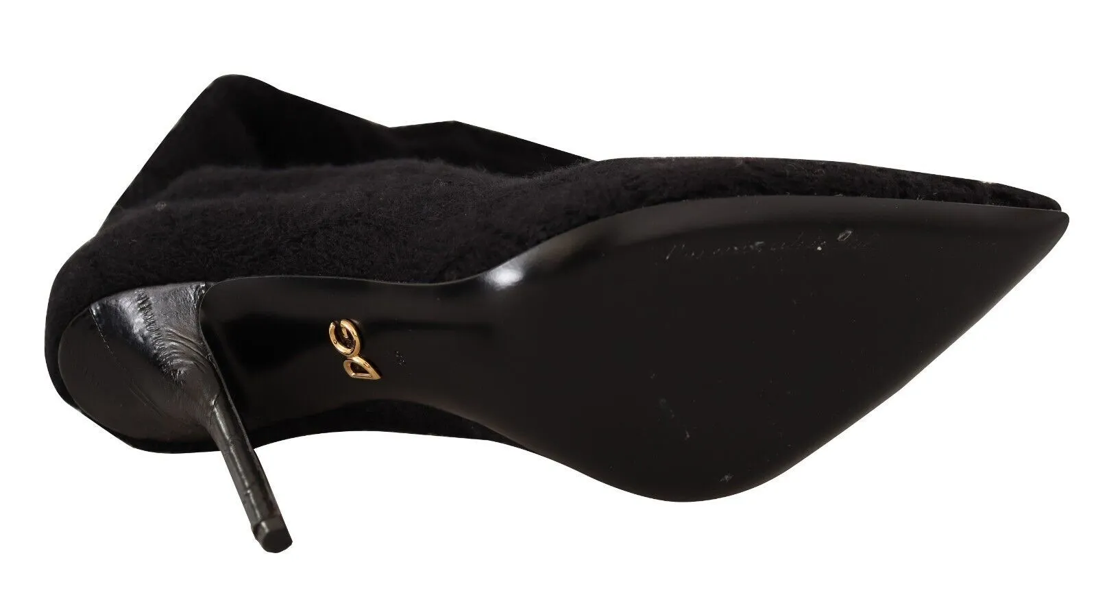 Dolce & Gabbana Black Elegant Stretch Socks Boots