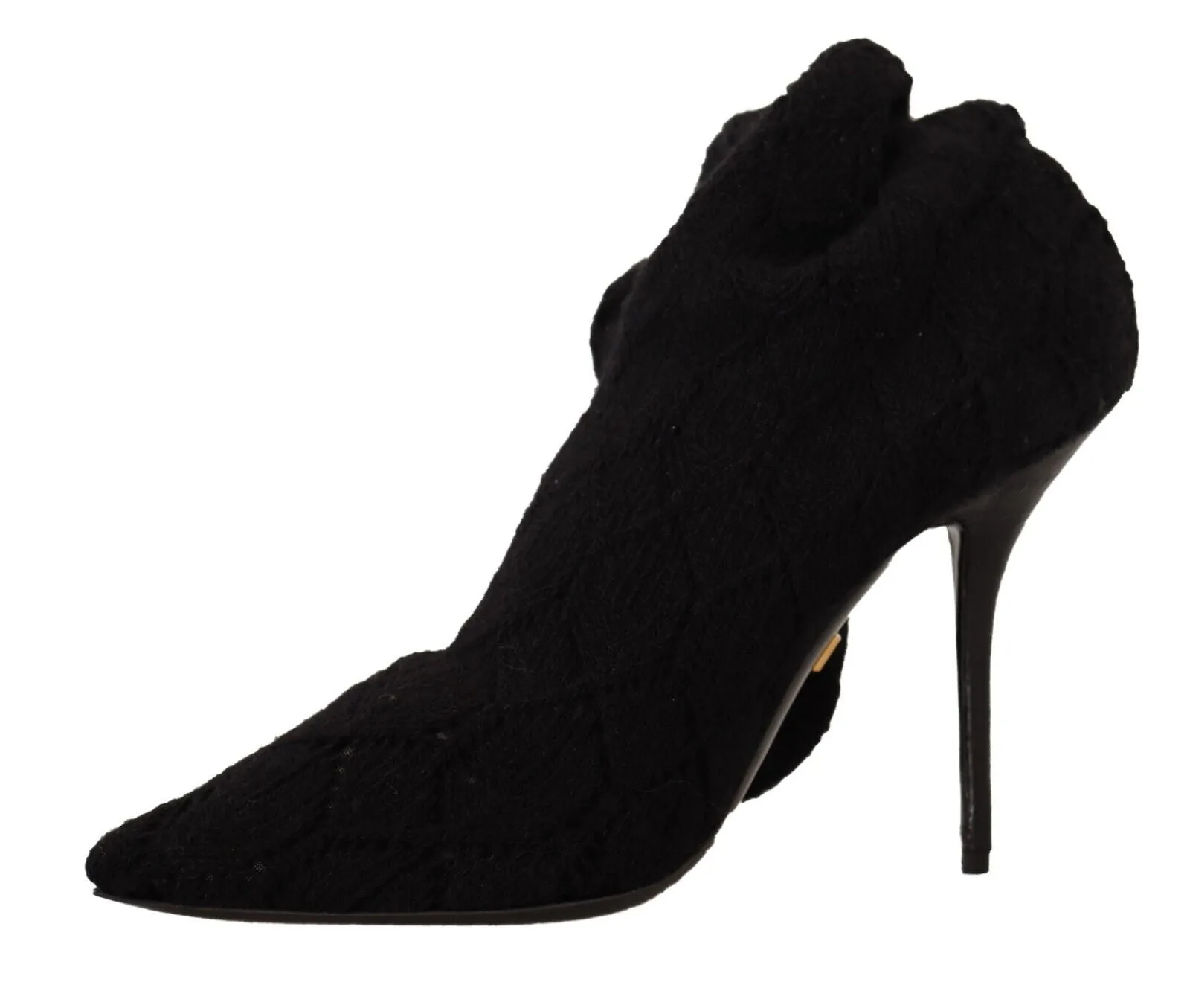 Dolce & Gabbana Black Elegant Stretch Socks Boots