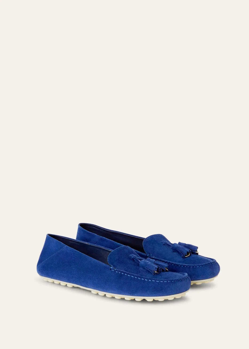 Dot Sole Walk in Blue Suede for Women