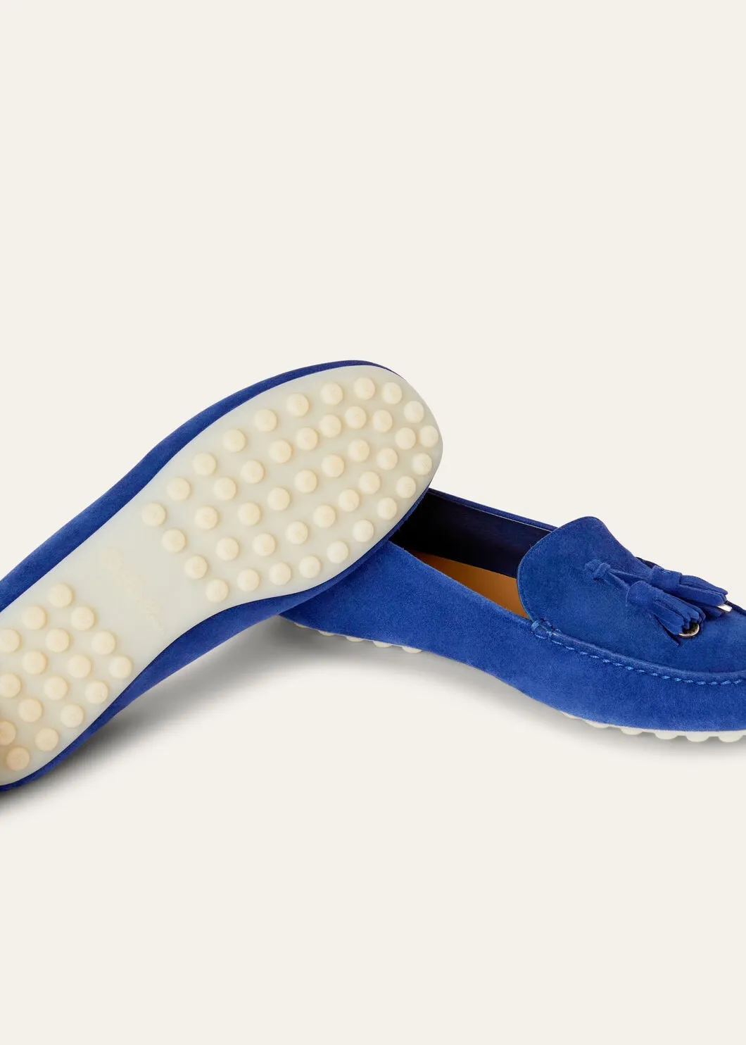 Dot Sole Walk in Blue Suede for Women