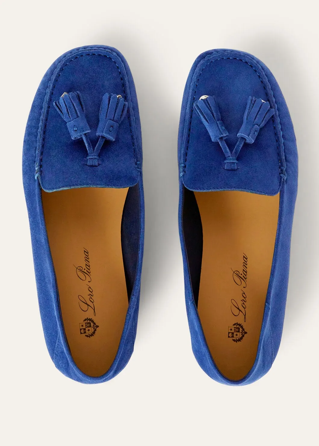 Dot Sole Walk in Blue Suede for Women
