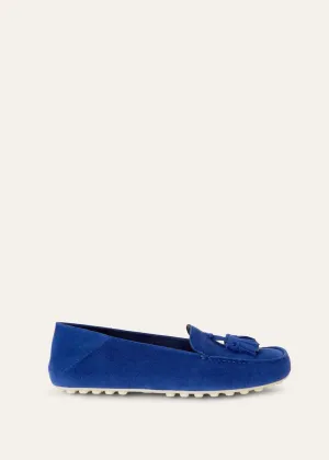 Dot Sole Walk in Blue Suede for Women