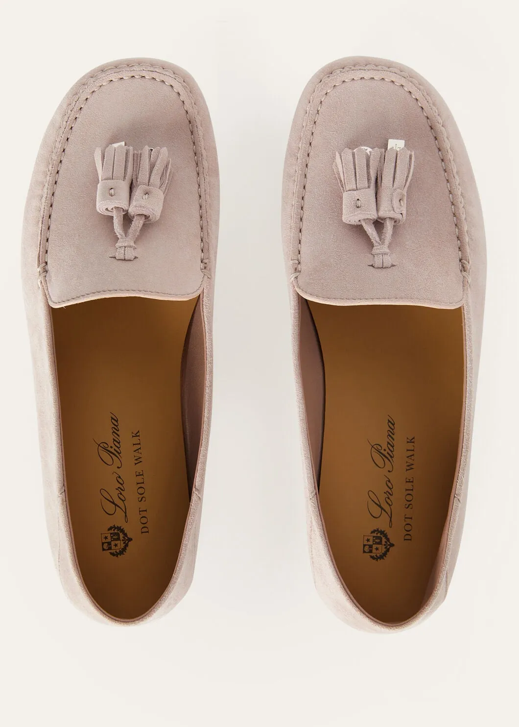 Dot Sole Walk in Pink Suede for Women
