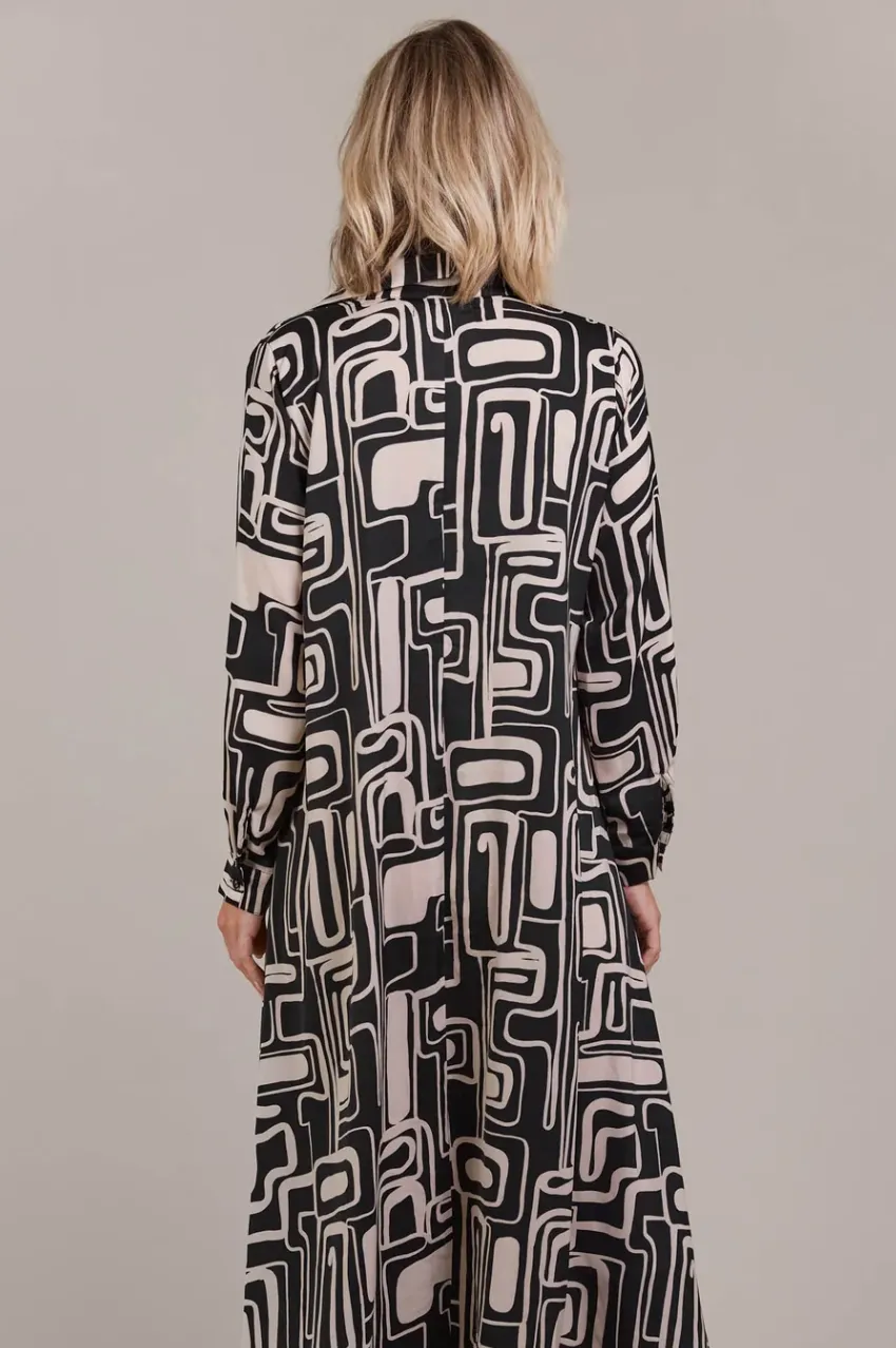 Elsie Shirt Dress - Geo