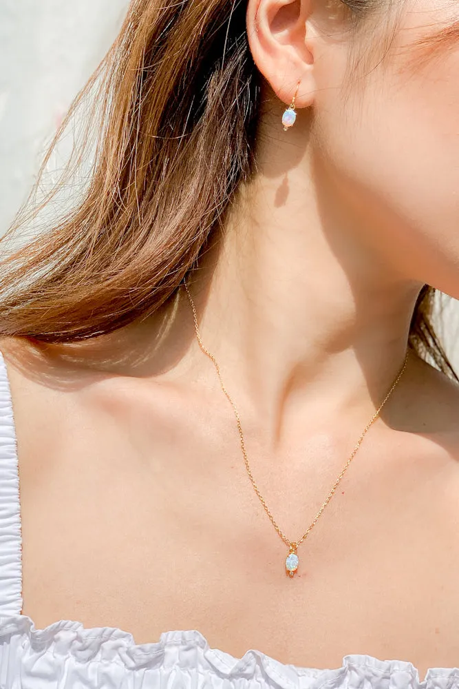 Ember Opal Earrings