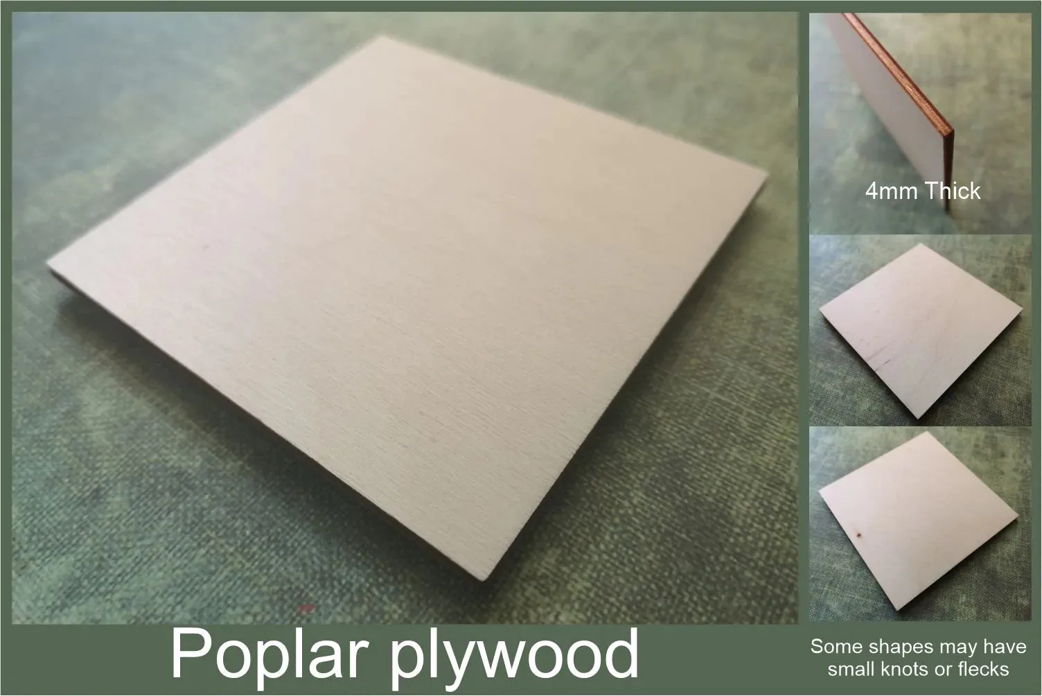 Feather 1 wooden craft shape - plywood