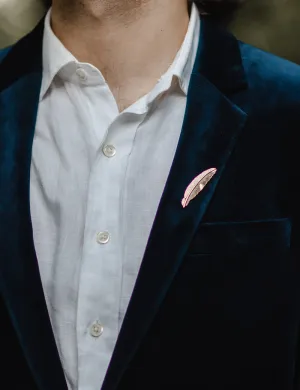 Feather Boutonniere