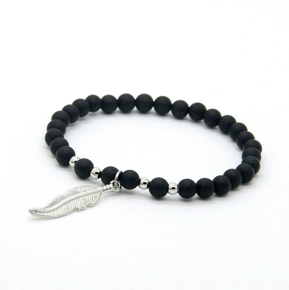 Feather Matte Agate